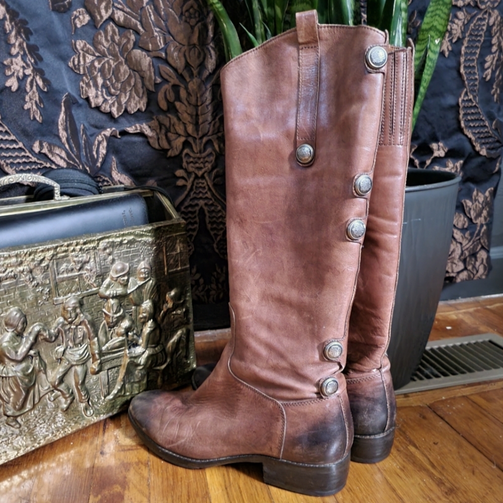 Arturo Chiang Brown Knee High Boots